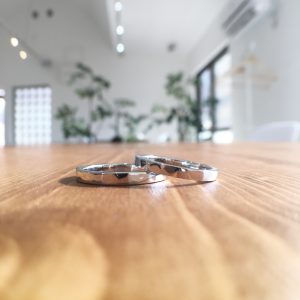 オーダーメイド 槌目 結婚指輪