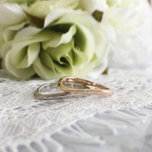 曲線 結婚指輪