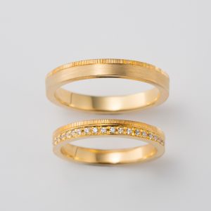 イエローゴールドの結婚指輪