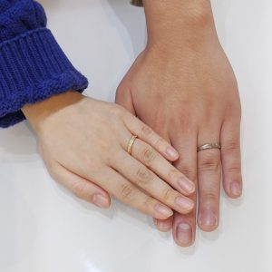 結婚指輪 手