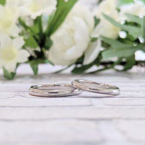 結婚指輪 ミルグレイン