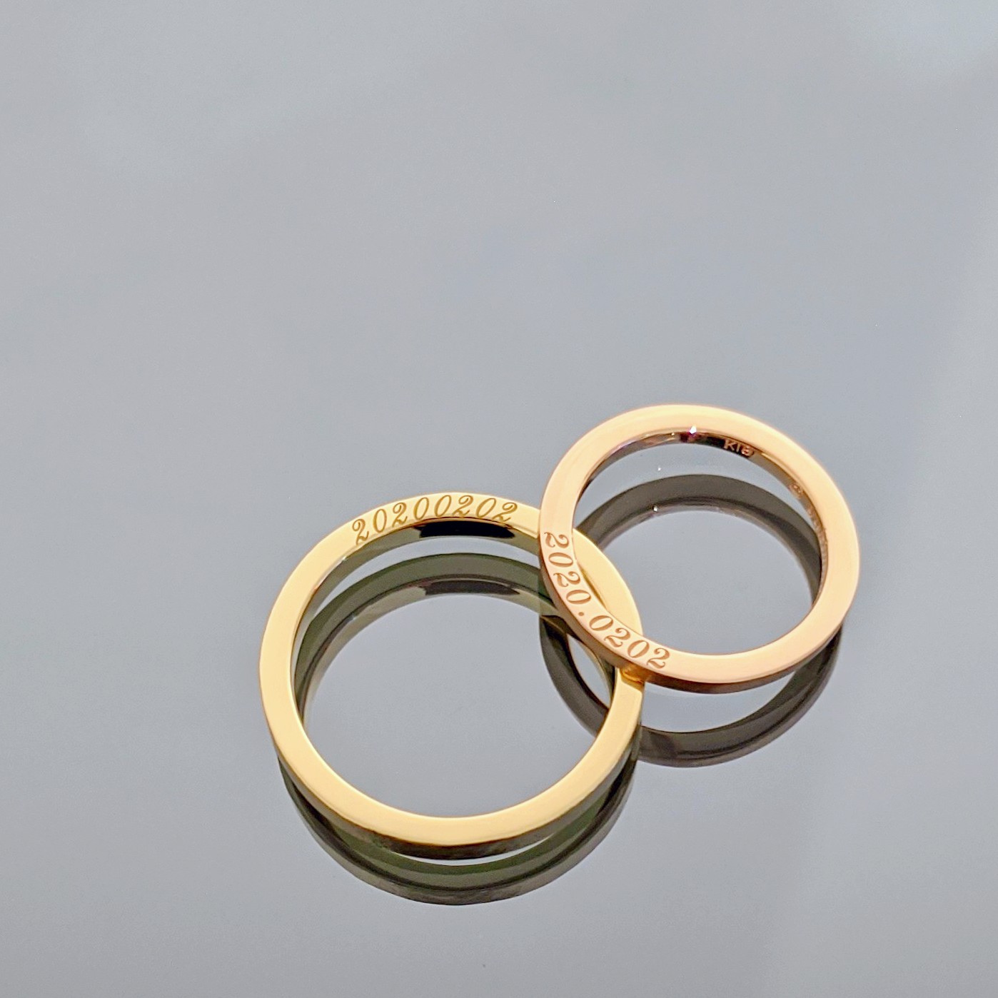 結婚指輪の刻印