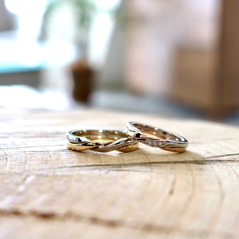結婚指輪の色（素材）について｜さまざまな色の結婚指輪の紹介