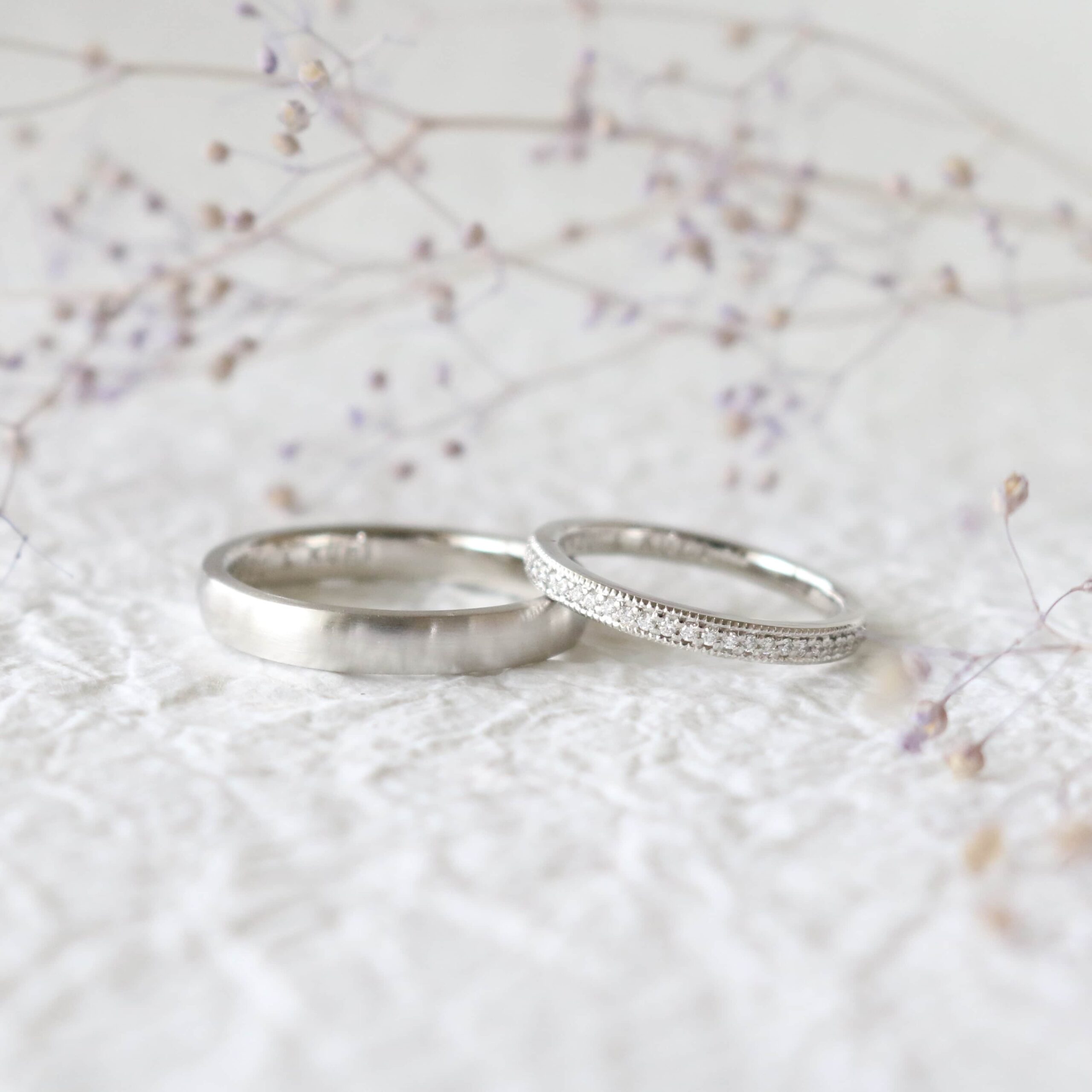 結婚指輪と婚約指輪の兼用リング