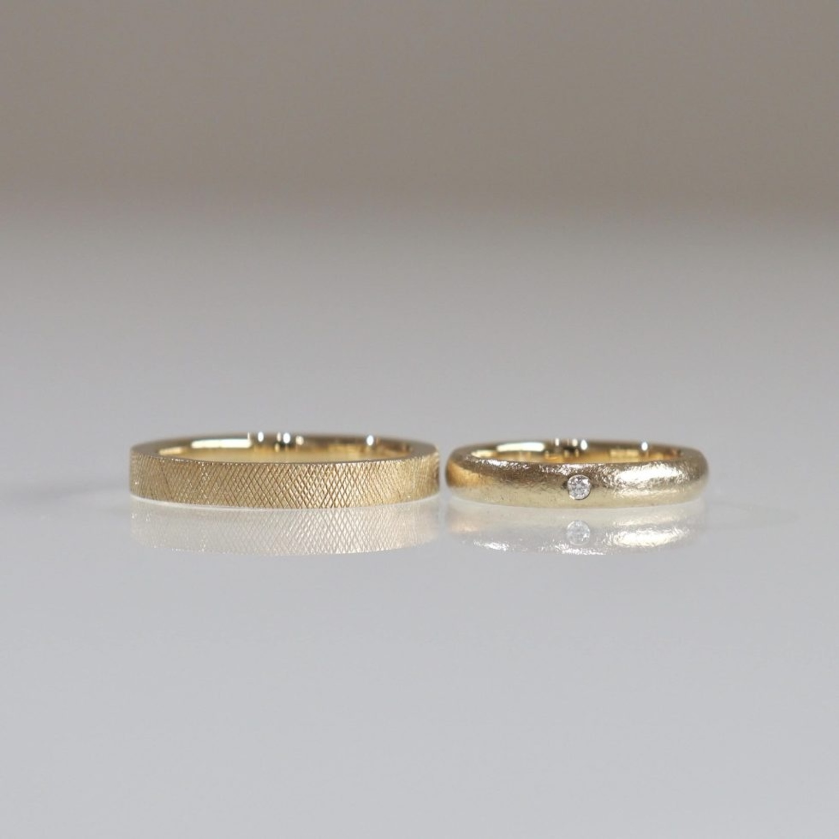 男性におすすめするゴールドの結婚指輪