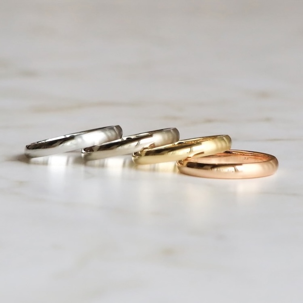 結婚指輪に使用する4つの素材